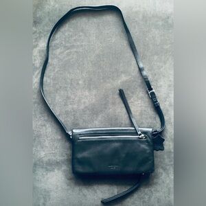 Margot crossbody black genuine leather